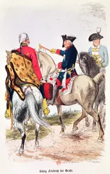 Frederick II (1712-86) the Great, illustration from 